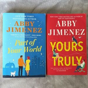 Abby Jimenez Book Set - Blue and Red Covers